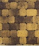 фото Тротуарная плитка Выбор Классико Гранит Листопад, 40 мм 2 камня Янтарь