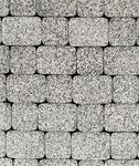 фото Тротуарная плитка Выбор Классико Стоунмикс, 40 мм 2 камня Бело-черная