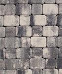 фото Тротуарная плитка Выбор Классико Гладкий Листопад, 60 мм 3 камня Антрацит