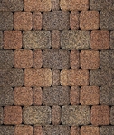 фото Тротуарная плитка Выбор Классико Гранит Листопад 60 мм 3 камня Арабская ночь