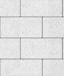 фото Тротуарная плитка Выбор Ла-Линия Стоунмикс 80 мм 600х300 Белая