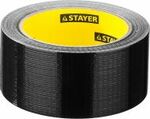 фото Армированная лента, STAYER Professional 12086-50-25, универсальная, влагостойкая, 48мм х 25м, черная