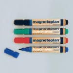 фото Набор маркеров Magnetoplan для досок и бумаги (Board &amp; Flipchart Marker). 4 шт. (синий)