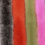 фото Меховые опушки из меха Песца, окрашенного в однотонный цвет