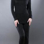 фото Комплект женского термобелья Guahoo: рубашка + лосины (351-S/BK / 351-P/BK) (52528)