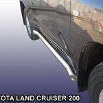 фото Slitkoff Защита порогов d76 с гибами Toyota Land Cruiser 200 2007