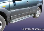фото Slitkoff Защита порогов усиленная d57 лист Chevrolet Niva 2010