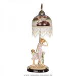 фото Светильник с плафоном девушка в розовом высота 67 см.e27 40w бел.карт.уп