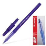 фото Ручка шариковая STABILO "Liner", толщина письма 0,4 мм, фиолетовая