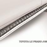 фото Slitkoff Защита порогов d57 с листом усиленная Toyota Land Cruiser Prado 150 2014