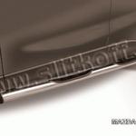 фото Slitkoff Защита порогов d76 с проступями Mazda CX 5