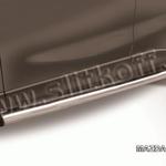 фото Slitkoff Защита порогов d76 труба Mazda CX 5