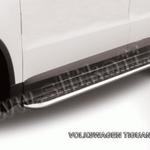 фото Slitkoff Защита порогов d57 с листом Volkswagen Tiguan 2011