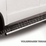 фото Slitkoff Защита порогов d57 труба Volkswagen Tiguan 2011