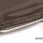 фото Slitkoff Защита порогов d42 с листом усиленная Mazda CX 5