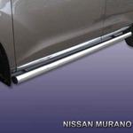 фото Slitkoff Защита порогов d57 труба Nissan Murano 2011