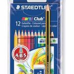 фото Карандаш цветной NorisClub с ч/граф карандашом и ластиком, набор 12 цветов, картонный корпус