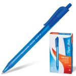 фото Ручка шариковая PAPER MATE автоматическая "InkJoy 100 RT", корпус синий, толщина письма 0,5 мм, синяя