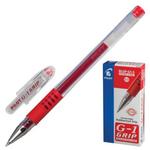 фото Ручка гелевая PILOT BLGP-G1-5 "G-1 GRIP", с резиновым упором, толщина письма 0,3 мм, красная