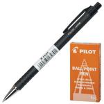 фото Ручка шариковая PILOT автоматическая, BPRK-10M, корпус черный, прорезиненный, толщина письма 0,32 мм, синяя