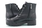 фото Черные зимние кожаные ботинки Астра-12к