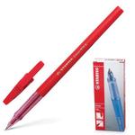 фото Ручка шариковая STABILO "Liner", корпус красный, толщина письма 0,3 мм, красная