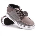 фото Мокасины высокие Globe The Bender Charcoal/White/Black