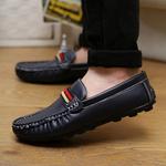 фото Корейские фасоли обувь Мужская Весна лето 2015 Повседневная обувь мужская обувь Англии ленивые люди Лин изогнутые волны вождения обувь Мужская