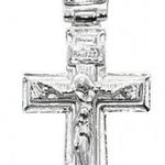 фото Серебрянный крестик 4-141-000с