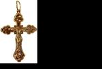 фото Золотой крест православный 1209061з