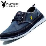 фото Плейбой Мужские ботинки новые низко в весенние и летние виды спорта и отдыха обувь корейской версии открытый мужской дышащий Холст обувь