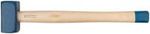 фото Кувалда кованая в сборе, деревянная эргономичная ручка 6,5 кг
