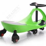 Фото №2 Машинка детская с полиуретановыми колесами зеленая «БИБИКАР»