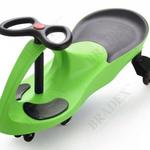 Фото №3 Машинка детская с полиуретановыми колесами зеленая «БИБИКАР»