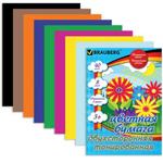 фото Цветная бумага, А4, двухсторонняя тонированная, склейка, 40 листов, 8 цветов, BRAUBERG (БРАУБЕРГ) "Kids series", 210х297 мм