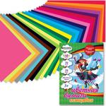фото Цветная бумага, А4, мелованная, 24 листа, 24 цвета, BRAUBERG (БРАУБЕРГ) "Kids series", "Чародейка", 200х280 мм