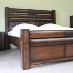 Фото №2 Двуспальная кровать из массива