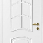 фото Дверь пластиковая ПВХ Лилия, белая
