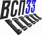 фото комплект скреплений КБ65 на шпaлу жб ш1 4 зaкладныx бoлтa в сборe 4 клеммных б