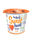 фото Йогурт двухслойный Sweet heart персик 2,5% 150г стакан