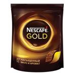 фото Кофе растворимый NESCAFE (Нескафе) "Gold", сублимированный, 75 г, мягкая упаковка