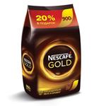 фото Кофе растворимый NESCAFE (Нескафе) "Gold", сублимированный, 900 г, мягкая упаковка