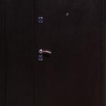 Фото №2 Дверь входная металлическая двустворчатая Стандарт Эко - 1200 Венге