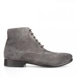 фото CORSOCOMO Замшевые ботинки каменно-серого цвета на шнуровке