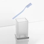 фото Colombo Design LOOK B1641 Стакан для зубных щеток - настольный (хром - стекло)