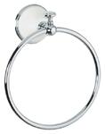 фото Полотенцедержатель кольцо Tiffany World Harmony TWHA015bi/cr, белый/хром