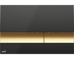 фото Кнопка управления AlcaPlast M1728-5, черный/золотой