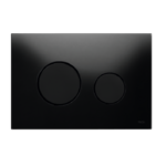 фото TECEloop Панель смыва, стекло черное, клавишы черные
