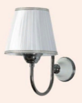 фото TW Harmony 029, настенная лампа светильника с основанием, цвет: белый/хром, абажур на выбор