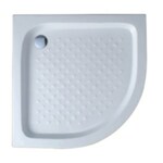 фото Поддон акриловый Cezares TRAY-A-R-80-550-15-W, с сифоном в комплекте